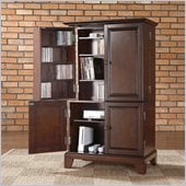 Crosley Furniture Newport Media Storage and Gaming Cabinet in Vintage Mahogany Finish