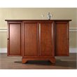 ADD TO YOUR SET: Crosley Furniture LaFayette Expandable Bar Cabinet in Classic Cherry Finish