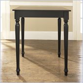 Crosley Furniture Turned Leg Pub/Dining Table in Black Finish