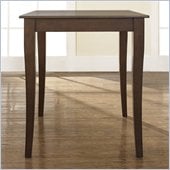 Crosley Furniture Cabriole Leg Pub Table in Vintage Mahogany Finish