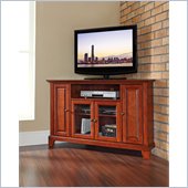 Crosley Furniture Newport 48 Corner TV Stand in Classic Cherry Finish