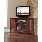 Crosley Furniture Newport 48 Corner TV Stand in Vintage Mahogany