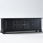 Crosley Furniture Alexandria 60 Low Profile TV Stand in Black Finish