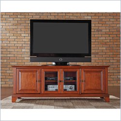 Crosley Furniture Newport 60 Low Profile TV Stand in Classic Cherry