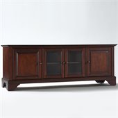 Crosley Furniture LaFayette 60 Low Profile TV Stand in Vintage Mahogany