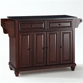 Crosley Furniture Cambridge Black Granite Top Mahogany Kitchen Cart