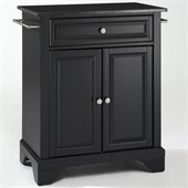 Crosley Furniture LaFayette Solid Black Granite Top Kitchen Island