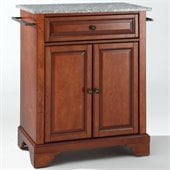 Crosley Furniture LaFayette Solid Granite Top Kitchen Island in Cherry