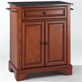 Crosley Furniture LaFayette Black Granite Top Kitchen Island in Cherry