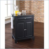 Crosley Furniture Newport Solid Black Granite Top Kitchen Island