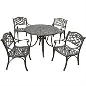 Crosley Furniture Sedona 42 5 Pc Dining Set w/ Arm Chairs in Black