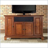 Crosley Newport 48 AroundSound TV Stand in Classic Cherry