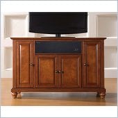 Crosley Cambridge 48 AroundSound TV Stand in Classic Cherry