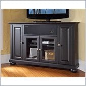 Crosley Alexandria 48 AroundSound Corner TV Stand in Black