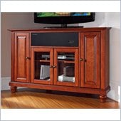 Crosley Cambridge 48 AroundSound Corner TV Stand in Classic Cherry