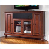 Crosley Cambridge 48 AroundSound Corner TV Stand in Vintage Mahogany