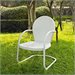Crosley Griffith Metal Chair in White