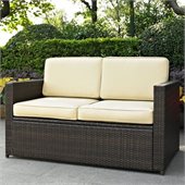 Crosley Palm Harbor Outdoor Wicker Loveseat 