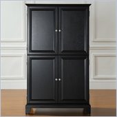 Crosley Furniture Alexander Multimedia Armoire in Black