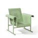 Crosley Furniture Veranda Single Glider Chair in Oasis Green