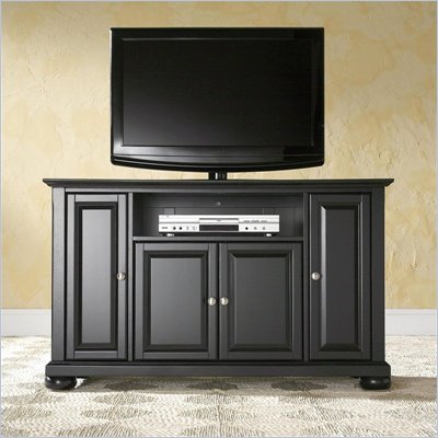 Crosley Furniture Alexandria 48" TV Stand in Black Finish