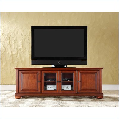 Crosley Furniture Alexandria 60" Low Profile TV Stand in Classic Cherry