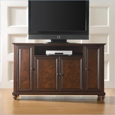 Crosley Furniture Cambridge 60" TV Stand in Vintage Mahogany Finish