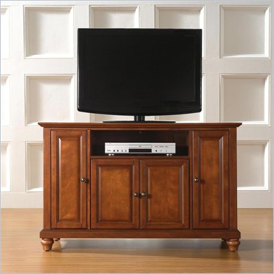 Crosley Furniture Cambridge 48" TV Stand in Classic Cherry Finish