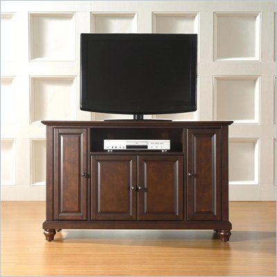 Crosley Furniture Cambridge 48" TV Stand in Vintage Mahogany Finish