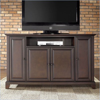 Crosley Furniture Newport 60" TV Stand in Vintage Mahogany Finish