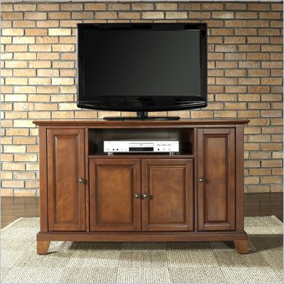 Crosley Furniture Newport 48" TV Stand in Classic Cherry Finish
