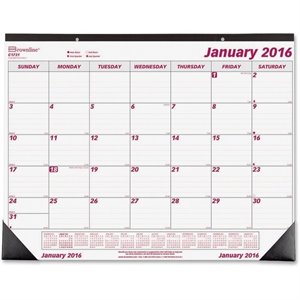 Brownline Monthly Desk/Wall Calendar