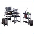 Ameriwood Steel Frame Computer Desk with Bookcase by Ameriwood