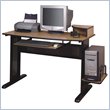ADD TO YOUR SET: Ameriwood Wood & Metal Computer Desk in Black & Oak