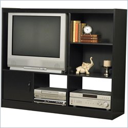 Ameriwood Black Finish Entertainment Center