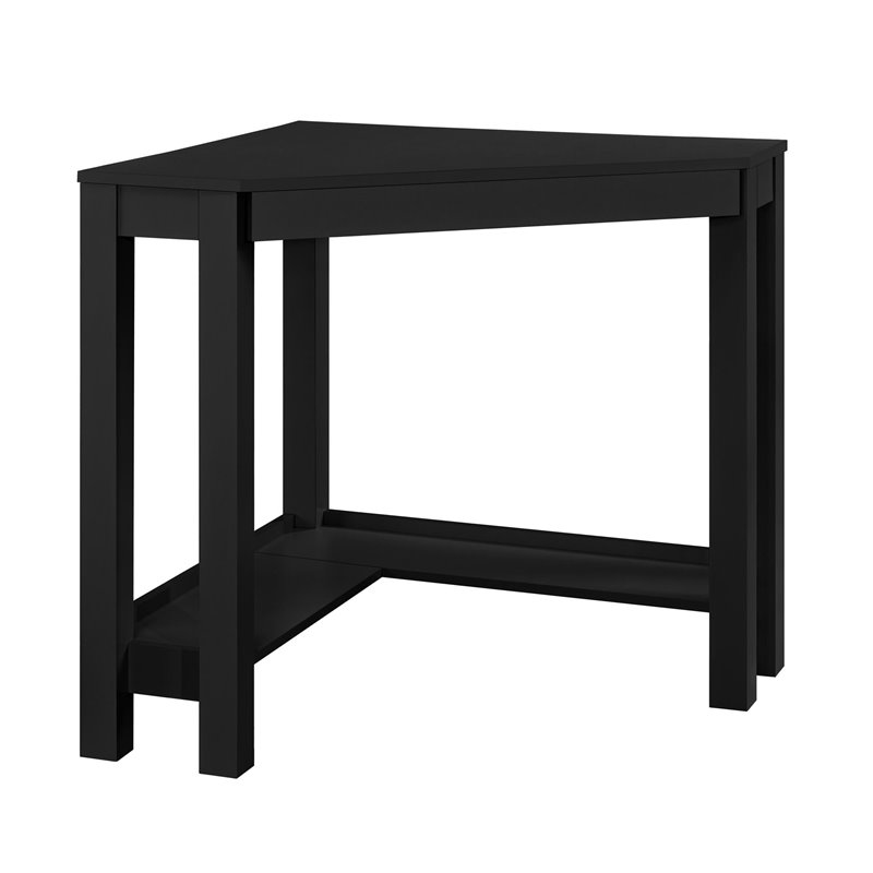 Altra Furniture Parsons Corner Desk In Black Of The Desk For Books And Binderssleek Black Finish Brings A Classic Feel To Your Roomsimple Assembly Requiredspecifications Overall Product Dimensions