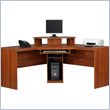 Ameriwood Industries Tiverton Corner Computer Desk in Expert Plum Finish
