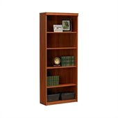 Ameriwood Industries 5 Shelf Standard Wood Bookcase in Expert Plum