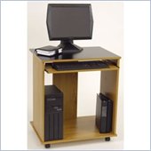 Ameriwood Industries Carina Mobile Wood Computer Desk in Elmira Oak