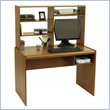 Ameriwood Industries Carina City Oak Computer Desk with Hutch by Ameriwood