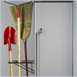 Ameriwood Utility Cabinet in Steel Gray, Greystone and Jupiter Silver by Ameriwood
