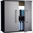 Ameriwood Garage Wall Cabinet in Black and Gray