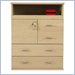 Ameriwood Carina Multi-Drawer Wood File Storage Cabinet in Orland Maple Finish