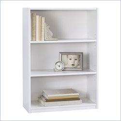 Ameriwood 3 Shelf Bookcase in White Finish