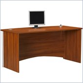 Ameriwood Bowfront Wood Desk in Plum Finish
