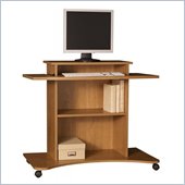 Ameriwood Computer Cart in Apple Tree Finish