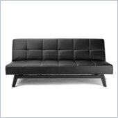 Ameriwood Delaney Delaney Sleeper Sofa in Black