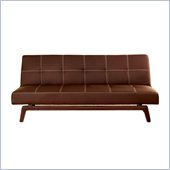 Ameriwood Delaney Delaney Sleeper Sofa in Coffee