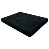 Ameriwood 8 Independently-Encased Coil Premium Futon Mattress in Black
