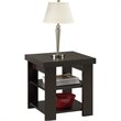 ADD TO YOUR SET: Ameriwood Hollow Core End Table in Black Forest Finish
